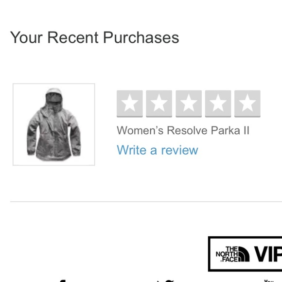 North face gray women’s rain jacket - Picture 6 of 7